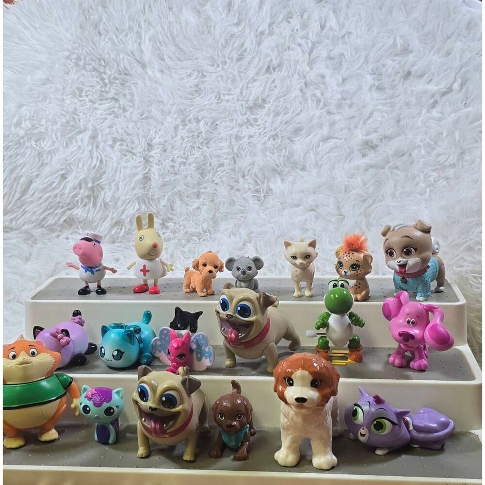 Huge 20+ Toy Lot: Disney Puppy Dog Pals, Peppa Pig, 44 Cats & More